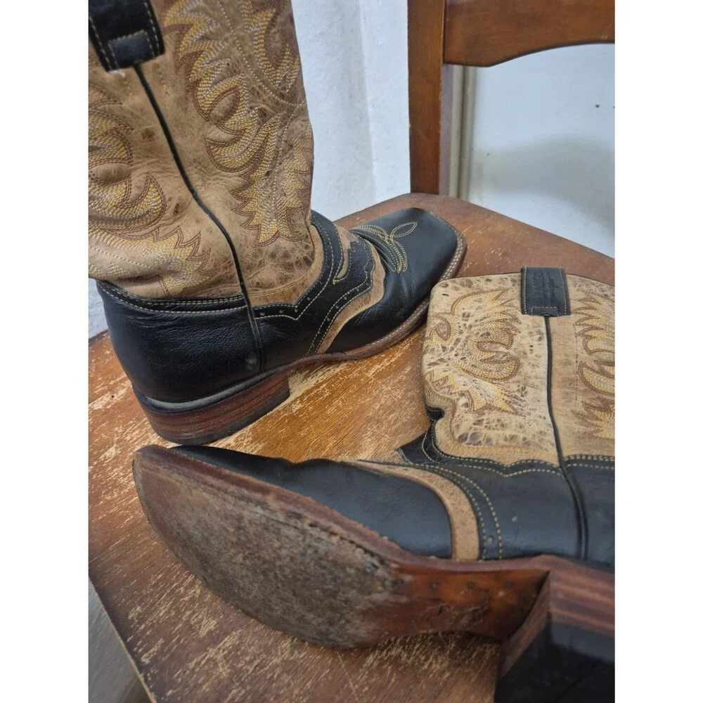 Arango Bull Renegado 4200 Boots Black/Brown Men's Size US 7EE Mex 26